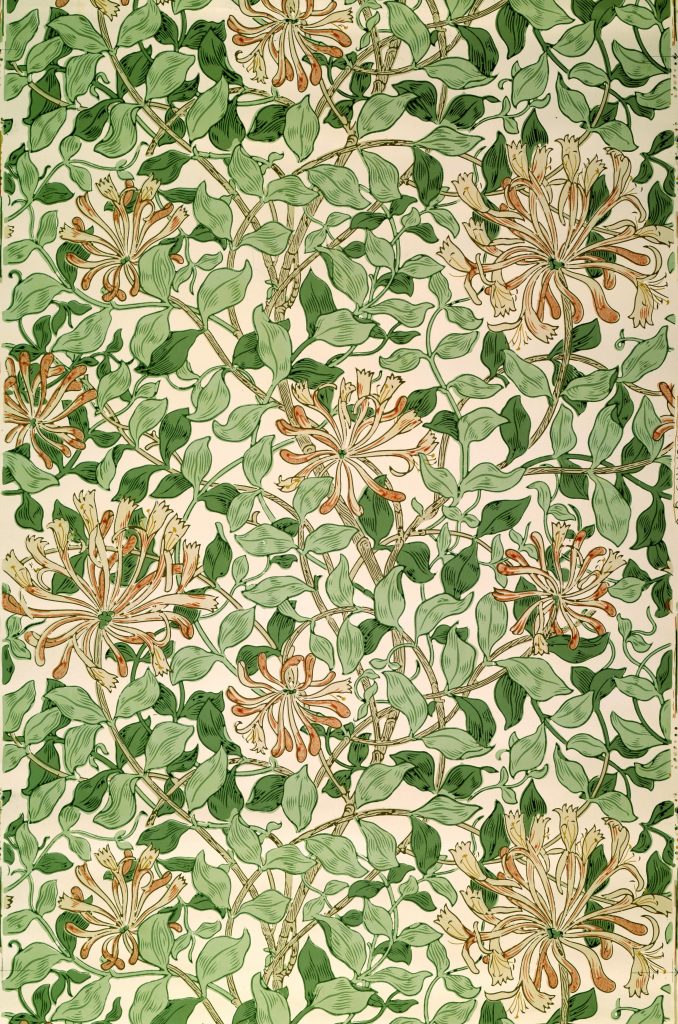 'Honeysuckle' wallpaper, 1883