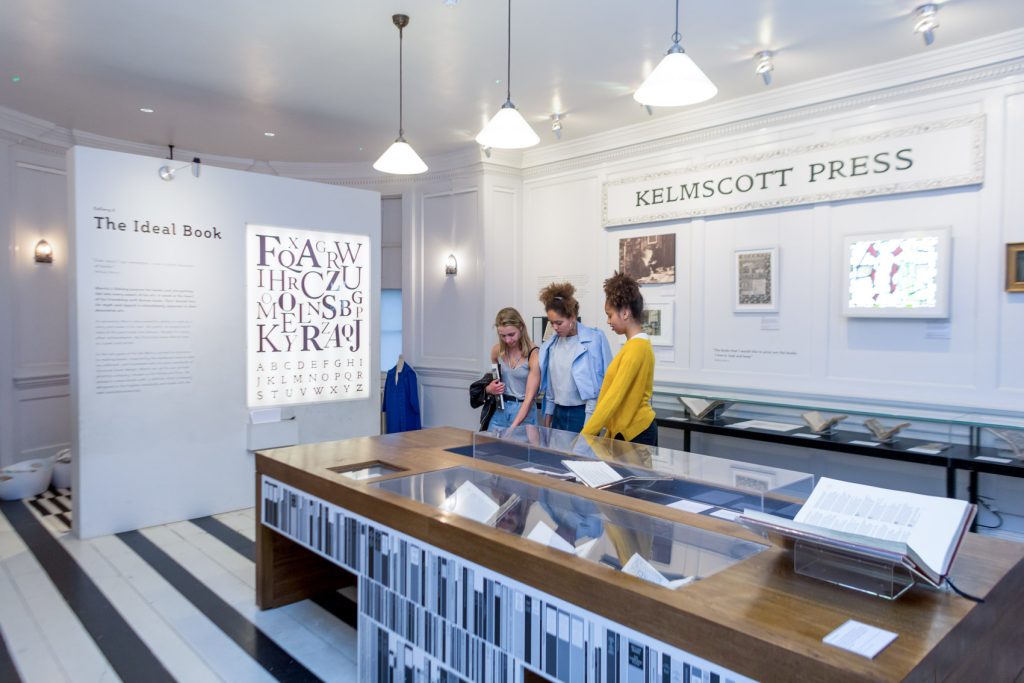 Visitors to the Gallery looking at displays