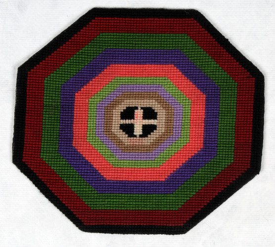 Octagonal Wool Work Mat