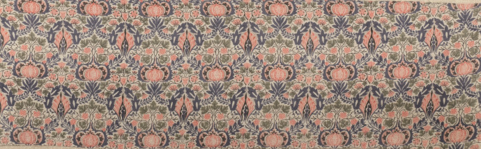 block printed cotton in Little Chintz pattern