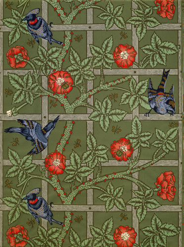 Trellis wallpaper