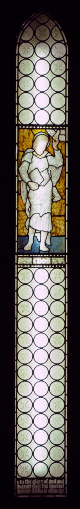 Stained glass window of Enoch