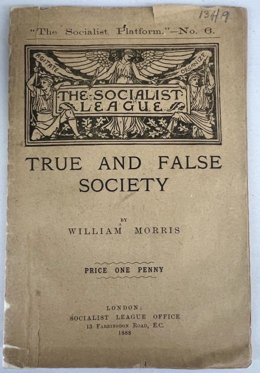 Bound pamphlet True and False Society